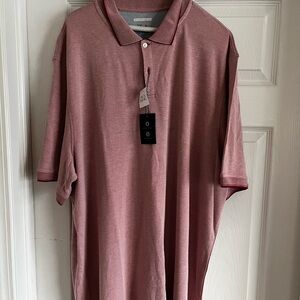 Jos. A. Bank Men's Coral Red Polo Shirt, Traditional Fit, NWT,#32